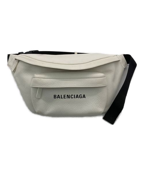 BALENCIAGA（バレンシアガ）BALENCIAGA (バレンシアガ) DLQQN EVERYDAY BELT ホワイトの古着・服飾アイテム