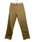 BURGUS PLUS（バーガスプラス）の古着「Zip fly Military Chino」｜ベージュ