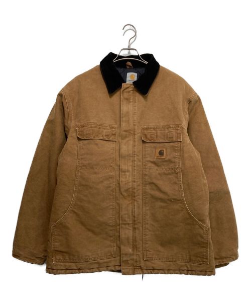 CarHartt（カーハート）CarHartt (カーハート) キルティングダックジャケット ブラウン サイズ:Lの古着・服飾アイテム