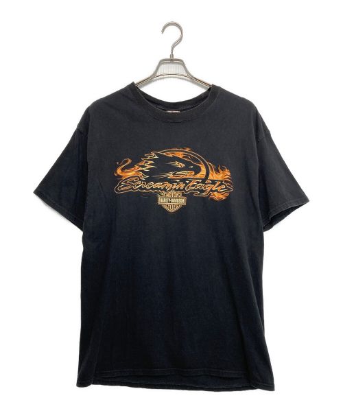 HARLEY-DAVIDSON（ハーレーダビッドソン）HARLEY-DAVIDSON (ハーレーダビッドソン) Tシャツ ブラック サイズ:XLの古着・服飾アイテム