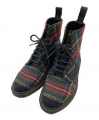 Dr.Martensドクターマーチン）の古着「BECKETT STEWART TARTAN/8ホールブーツ」｜レッド×グリーン