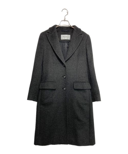 MaxMara（マックスマーラ）MaxMara (マックスマーラ) カシミヤコート グレー サイズ:38の古着・服飾アイテム