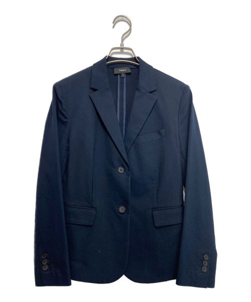 theory（セオリー）theory (セオリー) Stretch Canvas Classic /Shrunken JK ネイビー サイズ:2の古着・服飾アイテム