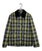 BURBERRY LONDONバーバリーロンドン）の古着「DRANEFELD CHECK  JACKET」｜グリーン