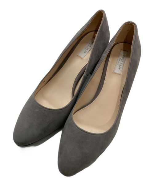 COLE HAAN（コールハーン）COLE HAAN (コールハーン) 	ELREE PUMP/スウェードパンプス グレー サイズ:6Bの古着・服飾アイテム