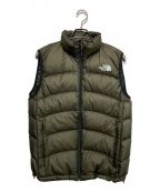 THE NORTH FACEザ ノース フェイス）の古着「ACONCAGUA VEST/ダウンベスト」｜オリーブ