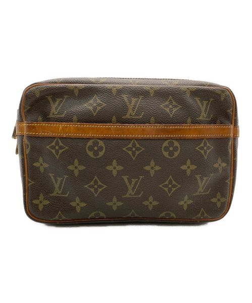 LOUIS VUITTON（ルイ ヴィトン）LOUIS VUITTON (ルイ ヴィトン) コンピエーニュ23/セカンドバッグ ブラウンの古着・服飾アイテム