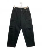 ISNESS MUSIC×RELAX FITイズネス ミュージック×リラックスフィット）の古着「6 POKETS CARGO PANTS」｜ブラック