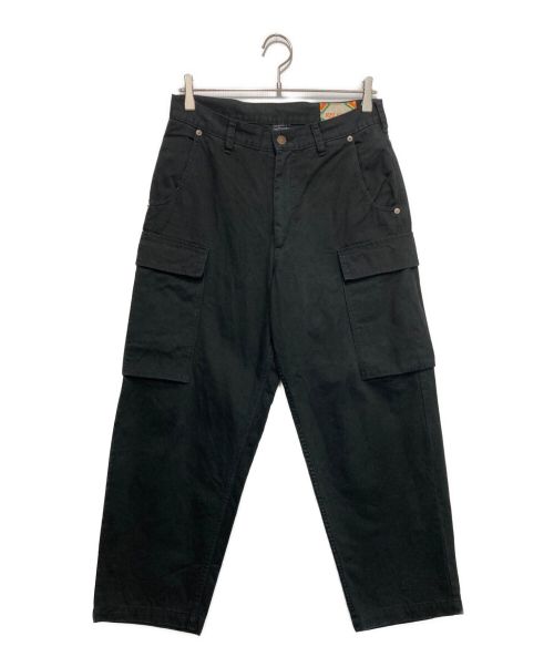 ISNESS MUSIC（イズネス ミュージック）ISNESS MUSIC (イズネス ミュージック) RELAX FIT (リラックスフィット) 6 POKETS CARGO PANTS ブラック サイズ:M（46）の古着・服飾アイテム