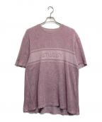 stussyステューシー）の古着「パイルTシャツ」｜パープル