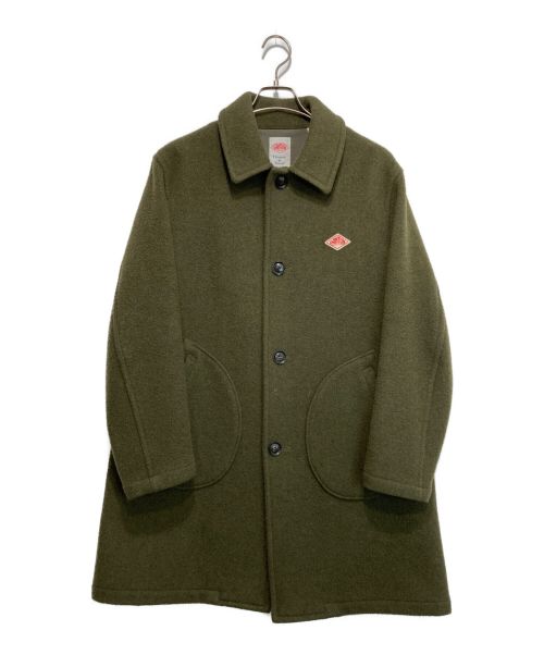 DANTON（ダントン）DANTON (ダントン) ウールステンカラーコート グリーン サイズ:38の古着・服飾アイテム