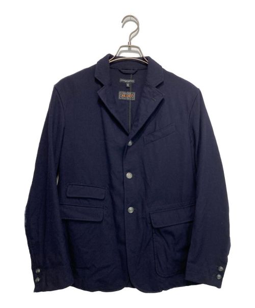 Engineered Garments（エンジニアド ガーメンツ）Engineered Garments (エンジニアド ガーメンツ) BEAMS PLUS (ビームスプラス) 別注 MID FIELD BLAZER UNIFORM SERGE/テーラードジャケット ネイビー サイズ:Sの古着・服飾アイテム