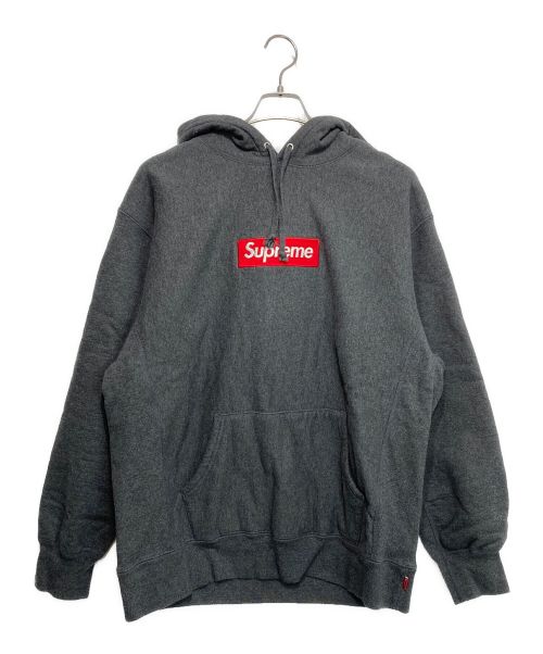 SUPREME（シュプリーム）Supreme (シュプリーム) Box Logo Hooded Sweatshirt グレー サイズ:Lの古着・服飾アイテム