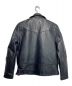 Liugoo Leathers (リューグーレザーズ) ダブルライダースジャケット ネイビー サイズ:XL：7800円