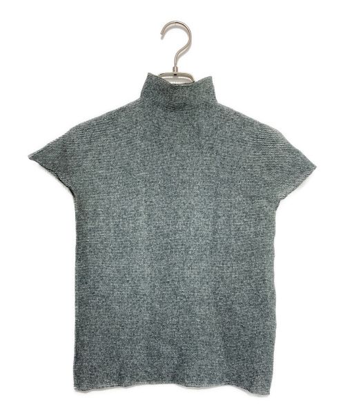 ISSEY MIYAKE(T.)（イッセイミヤケ）ISSEY MIYAKE（T.） (イッセイミヤケ) プリーツカットソー グレー サイズ:3の古着・服飾アイテム