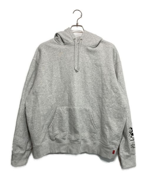 SUPREME（シュプリーム）Supreme (シュプリーム) BOUNTY HUNTER (バウンティハンター) Hooded Sweatshirt グレー サイズ:Mの古着・服飾アイテム