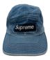 SUPREME (シュプリーム) ボックスロゴデニムキャップ スカイブルー：7800円