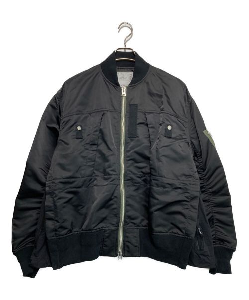 sacai（サカイ）sacai (サカイ) NYLON TWILL BLOUSON ブラック サイズ:2の古着・服飾アイテム