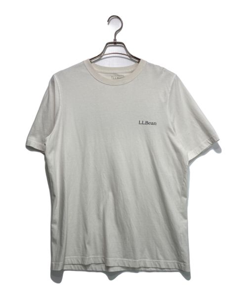 L.L.Bean（エルエルビーン）L.L.Bean (エルエルビーン) バックロゴプリントTシャツ ホワイト サイズ:Lの古着・服飾アイテム