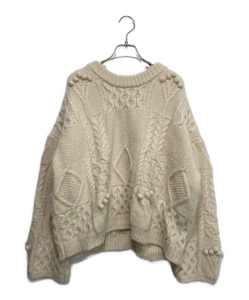 TODAYFUL（トゥデイフル）TODAYFUL (トゥデイフル) Pattern Hand Knit アイボリー サイズ:1Fの古着・服飾アイテム