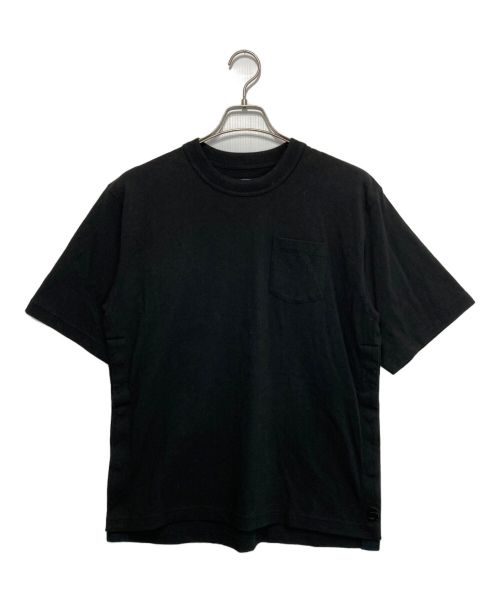 sacai（サカイ）sacai (サカイ) Studs Pocket Tee ブラック サイズ:1の古着・服飾アイテム