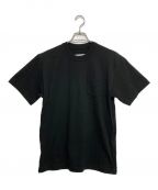 sacaiサカイ）の古着「Side Zip Cotton T-Shirt」｜ブラック