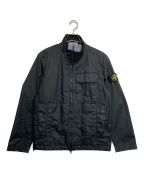 STONE ISLANDストーンアイランド）の古着「ジップアップジャケット」｜ブラック