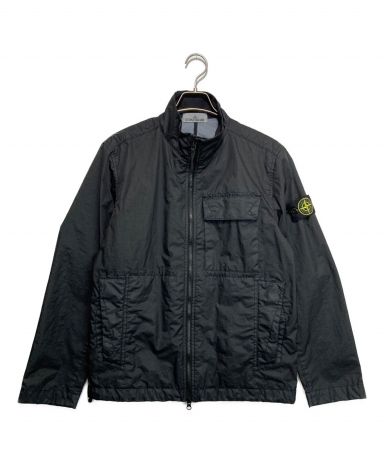 中古・古着通販】STONE ISLAND (ストーンアイランド) ジップアップジャケット ブラック サイズ:M｜ブランド・古着通販  トレファク公式【TREFAC FASHION】スマホサイト