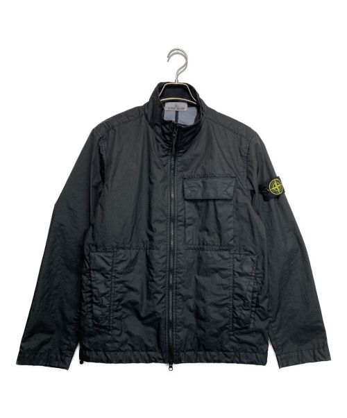 STONE ISLAND（ストーンアイランド）STONE ISLAND (ストーンアイランド) ジップアップジャケット ブラック サイズ:Mの古着・服飾アイテム