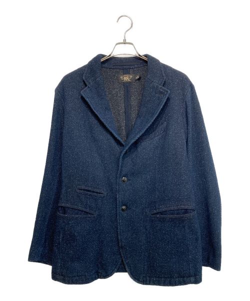 RRL（ダブルアールエル）RRL (ダブルアールエル) シルクブレンドテーラードジャケット ネイビー サイズ:Mの古着・服飾アイテム