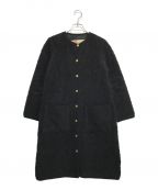 Traditional Weatherwearトラディショナルウェザーウェア）の古着「ARKLEY LONG/ボアキルティングコート」｜ブラック