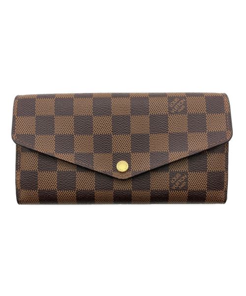 LOUIS VUITTON（ルイ ヴィトン）LOUIS VUITTON (ルイ ヴィトン) ポルトフォイユ・サラ/長財布 ブラウンの古着・服飾アイテム