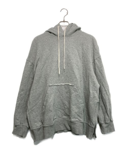 s'yte（サイト）s'yte (サイト) COTTON FLEECE SIDE ZIP BIG HOODIE グレー サイズ:3の古着・服飾アイテム