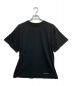 MM6 Maison Margiela（エムエムシックス メゾンマルジェラ）の古着「ブランドロゴ半袖Tシャツカットソー」｜ブラック