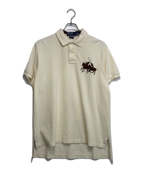 POLO RALPH LAUREN（ポロ・ラルフローレン）POLO RALPH LAUREN (ポロ・ラルフローレン) ポロシャツ アイボリー サイズ:XLの古着・服飾アイテム