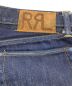 中古・古着 RRL (ダブルアールエル) ONCE WASHED3 SLIM FIT/デニムパンツ 濃紺 サイズ:30×32：11000円