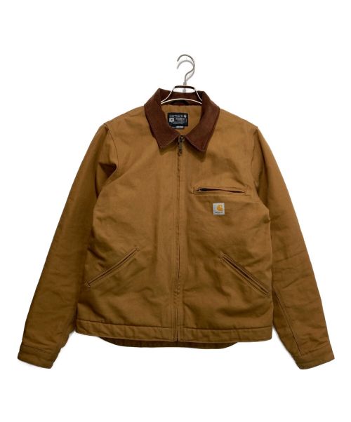 CarHartt（カーハート）CarHartt (カーハート) デトロイト コットンダック ジャケット ブラウン サイズ:Mの古着・服飾アイテム