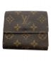 LOUIS VUITTON (ルイ ヴィトン) ポルトモネ・ビエ カルトクレディ ブラウン：4800円