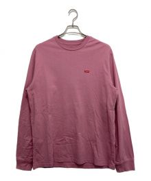 SUPREME（シュプリーム）の古着「Small Box L/S TEE」｜ピンク