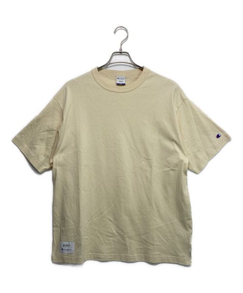 Champion（チャンピオン）Champion (チャンピオン) WTAPS (ダブルタップス) コラボTシャツ ベージュ サイズ:Lの古着・服飾アイテム