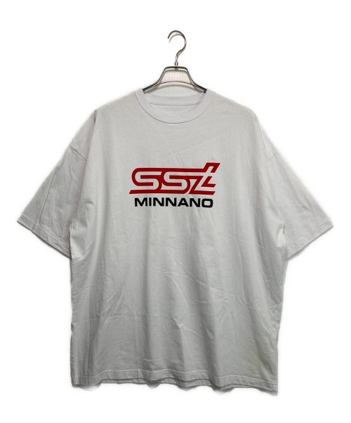 SSZ（エスエスズィー）SSZ (エスエスズィー) MIN-NANO (ミンナノ) コラボTシャツ ホワイト サイズ:Lの古着・服飾アイテム