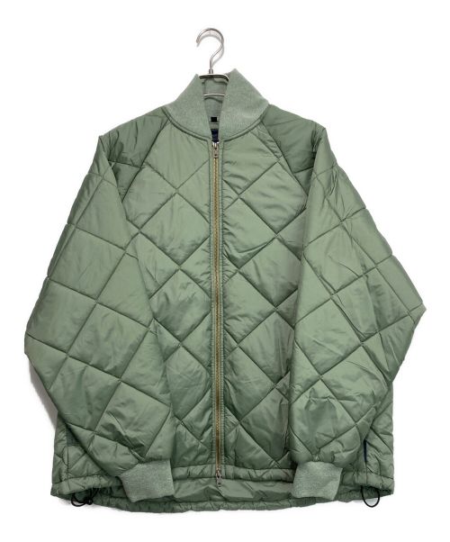 LAVENHAM（ラベンハム）LAVENHAM (ラベンハム) BEAMS (ビームス) 別注 QUILTED BOMBER カーキ サイズ:40の古着・服飾アイテム