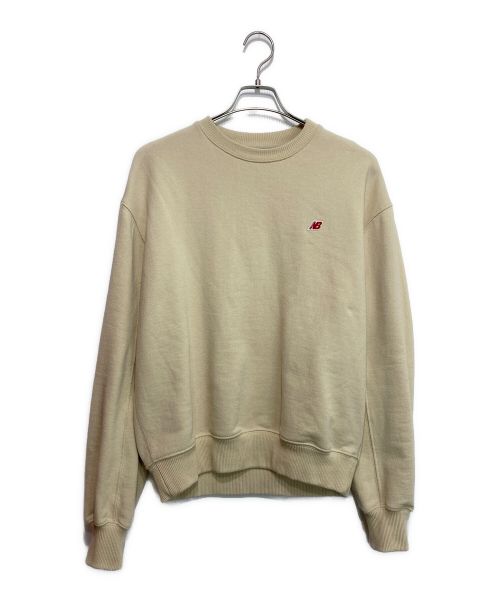 NEW BALANCE（ニューバランス）NEW BALANCE (ニューバランス) Core Crewneck Sweatshirt ベージュ サイズ:Sの古着・服飾アイテム