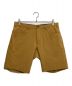 swrve（スワーブ）の古着「ghtweight wwr trouser shorts/ regular trim fit/ハーフパンツ」｜マスタード