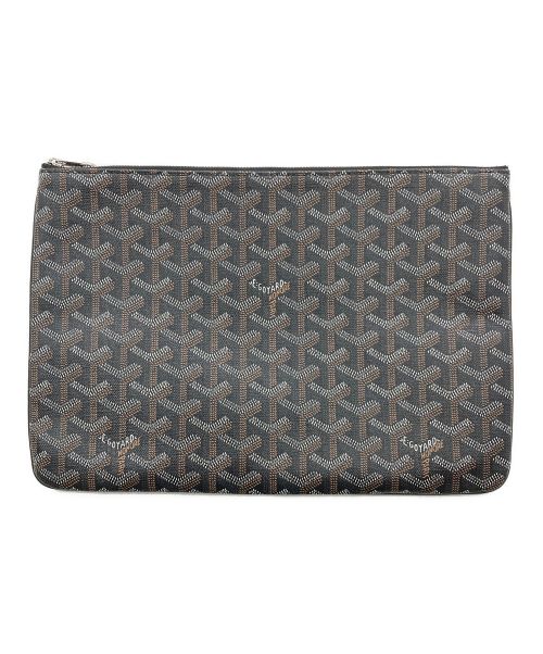 GOYARD（ゴヤール）GOYARD (ゴヤール) POCHETTE SENAT MM/クラッチバッグ ブラックの古着・服飾アイテム