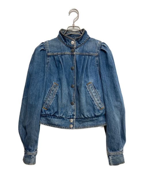 MARC JACOBS（マークジェイコブス）MARC JACOBS (マーク ジェイコブス) Short Denim Bomber Jacket インディゴ サイズ:Sの古着・服飾アイテム