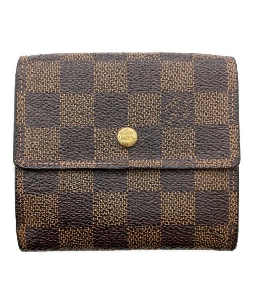 LOUIS VUITTON（ルイ ヴィトン）LOUIS VUITTON (ルイ ヴィトン) ポルトフォイユ・エリーズ/3つ折り財布 ブラウンの古着・服飾アイテム