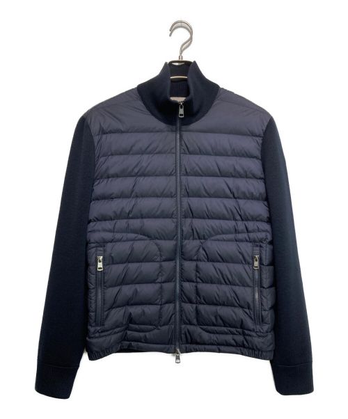 MONCLER（モンクレール）MONCLER (モンクレール) CARDIGAN TRICOT/ダウンジャケット ネイビー サイズ:Mの古着・服飾アイテム