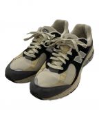 NEW BALANCEニューバランス）の古着「ローカットスニーカー」｜グレー×アイボリー