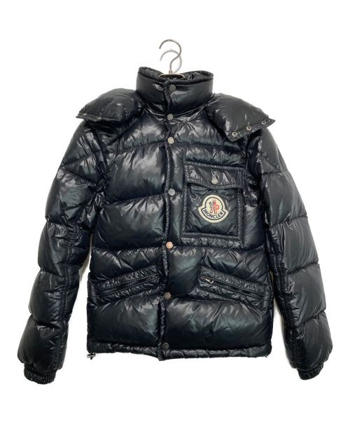 MONCLER（モンクレール）MONCLER (モンクレール) K2ダウンジャケット ブラックの古着・服飾アイテム